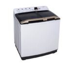 Toshiba twin tub washing machine, 14 kg, white with black cover