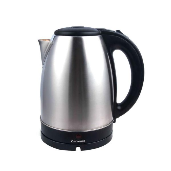 Hommer steel electric kettle, capacity 1.7 liters, black