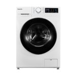 Panasonic front load washing machine, 8kg wash, 75% dry, touch panel, white
