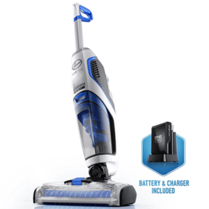 Hoover cordless vacuum cleaner, wash and dry technology, 4 amp charger