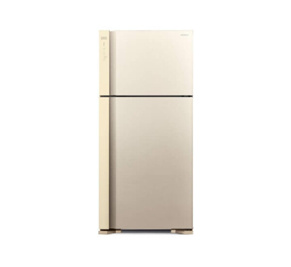 Hitachi two-door refrigerator, 15.9 feet, beige