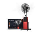 Koolen Stand Fan with Red Humidifier