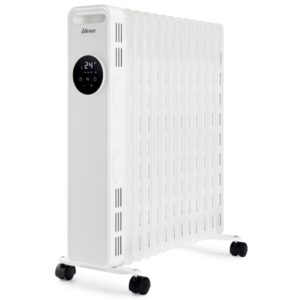Eugene oil heater, 13 fins, digital - 2500 watts with remote control - white