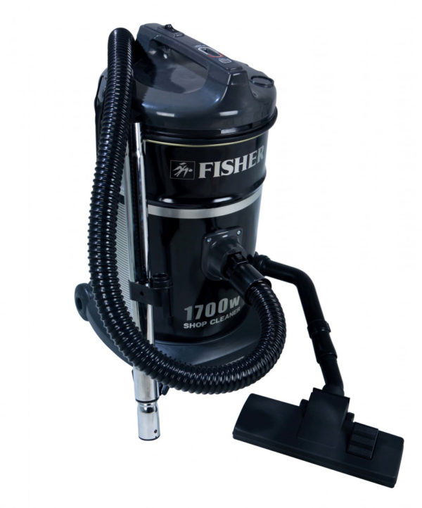 Fisher vacuum cleaner barrel 20 litres, black