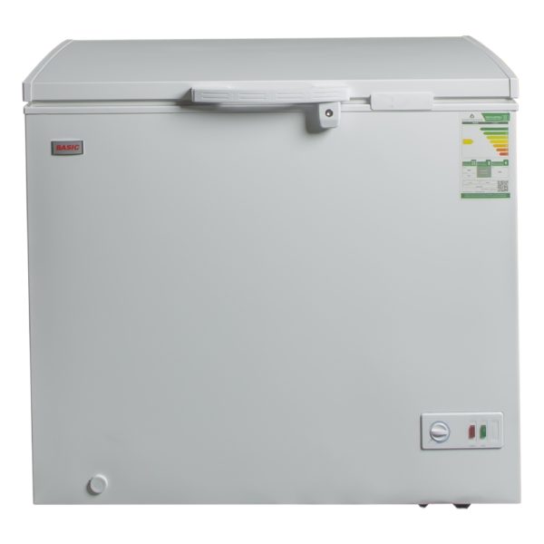 Basic chest freezer, 7 feet, 198 litres, white