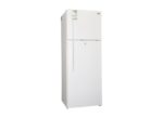 Fisher double door refrigerator, 371 litres, white