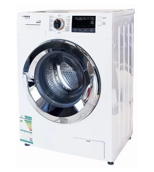 Fisher automatic washing machine, 8 kg, inverter, white