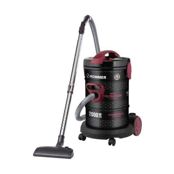 Hommer vacuum cleaner, 25 litres, 2000 watts