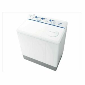 Hitachi twin tub washing machine, 8kg (white)