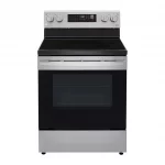 LG electric oven 5 burners, silver