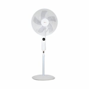 Koolen 16 inch stand fan with remote, white