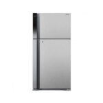 Hitachi refrigerator, 11.8 cubic feet, freezer capacity 4.1 cubic feet, silver
