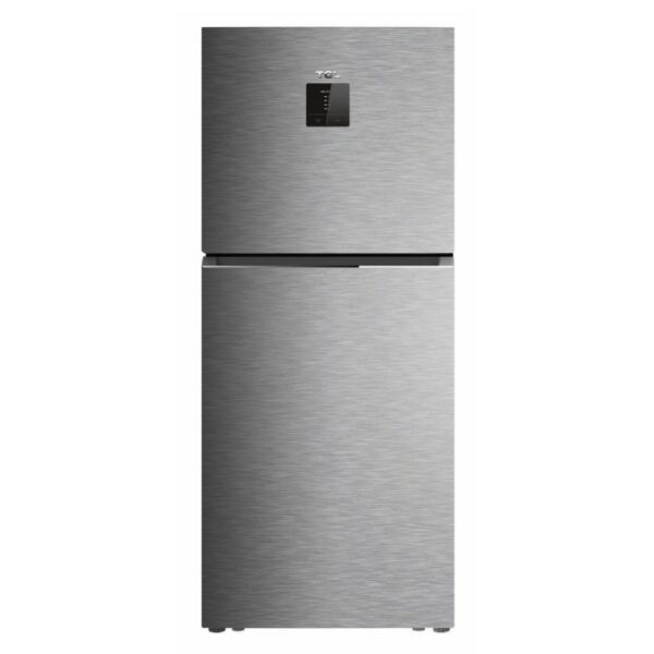 TCL Refrigerator, 14.9 feet, two doors, silver