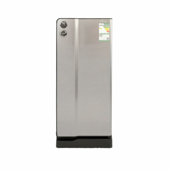 Toshiba refrigerator, 6.1 feet, 172 liters, one door, silver