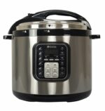Techno Best pressure cooker, capacity 12 liters, capacity 1600 watts, 12 smart cooking programs