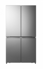 Hisense refrigerator, two-door cupboard, 22.5 feet, silver