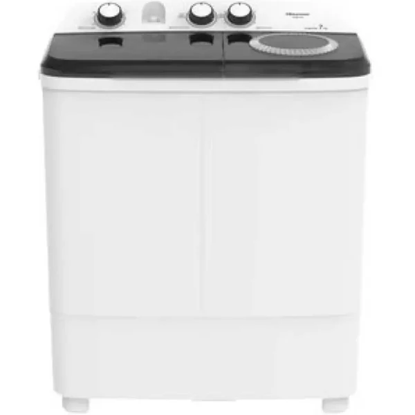 Hisense twin tub washing machine, 7 kg, white