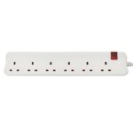 Legrand power plug, 6 outlets, 3 meters, white