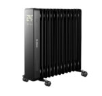 Platinum oil heater - 13 fins - black color