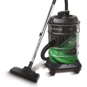 Platinum Vacuum Cleaner - 21 Liter Capacity - Black and Green