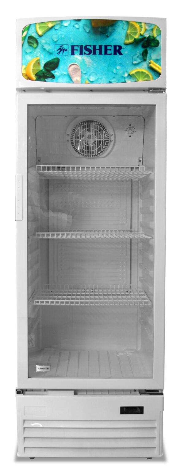 Fisher Single Door Display Refrigerator, 320 Liters, 11.3 Feet, White