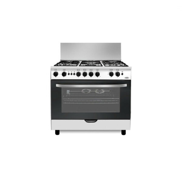 Arrow gas oven, 5 burners - 90*60, full safety, with grill