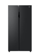 Haier Side by Side Refrigerator - 504 L - 17.8 Cft - Black