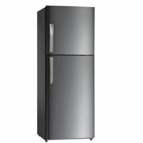 Haier Freezer on Top Refrigerator, 10.2 Cubic Feet/290L, Compressor On/Off, Silver