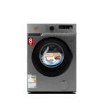 Haam front washing machine, 8 kg - Inverter, 100% drying - Silver
