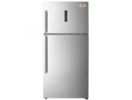 Haam refrigerator, two doors - 19.9 feet, inverter - steel