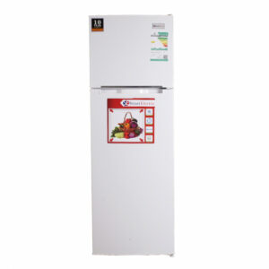 Double door refrigerator, smart electric, 5.9 feet, 168 liters, white