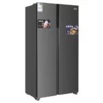 Haam Side by Side Refrigerator - 15.4 feet - Inverter - Steel