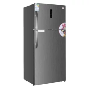 Haam refrigerator, two doors, 16.9 feet, steel - inverter