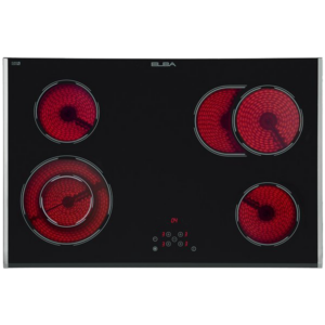 Elba electric touch surface, 4 burners, 77 cm, ceramic