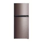 Toshiba refrigerator, 2 doors, 14.50 feet, 411 liters, inverter, glossy gray