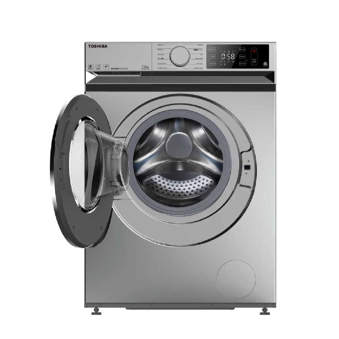 Toshiba front loading washing machine, capacity 8 kg, 1400 rpm 