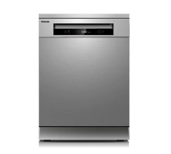 Toshiba Freestanding Dishwasher with 14 Places and 6 Programs - Silver