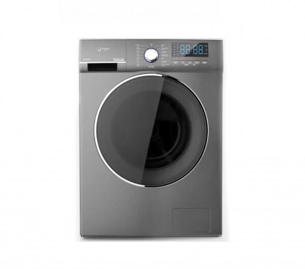 Sarin automatic washing machine, 10 kg, front load - 6 kg drying - silver