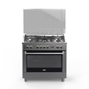 Xper oven 89.8*59.5 cm - 5 burners, professional, Turkish fan - steel