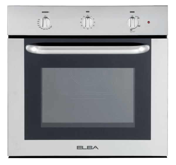 Elba built-in gas and electric oven, 59 liters, 60 cm, steel