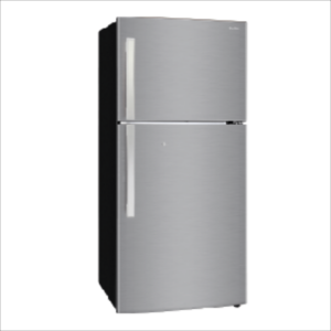 Elba two-door refrigerator, 414 liters, no frost, steel