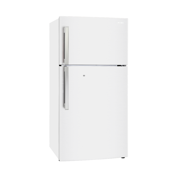 Elba two-door refrigerator, 490 litres, no frost, white