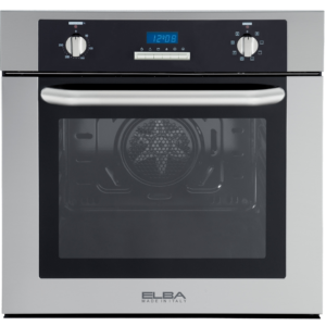 Elba built-in digital electric oven, 9 functions, 59 liters, steel