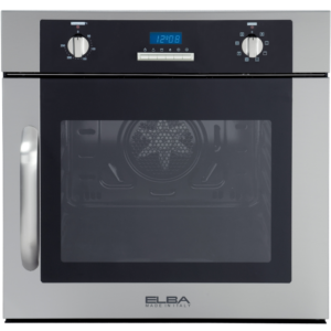 Elba built-in digital electric oven, 9 functions, 59 liters, steel