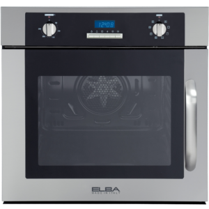 Elba built-in digital electric oven, 9 functions, 59 litters, steel