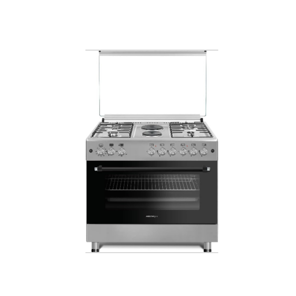 Master Gas oven, gas and electric, 6 cooking zones - stainless steel