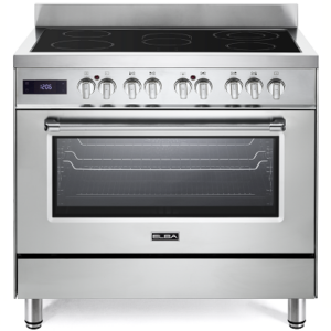 Electric oven, 9 functions, Elba Free Stand, 5 burners, ceramic
