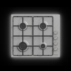 Star Way Heavy duty steel gas stove, side switches, 4 eyes, 60 * 60 cm