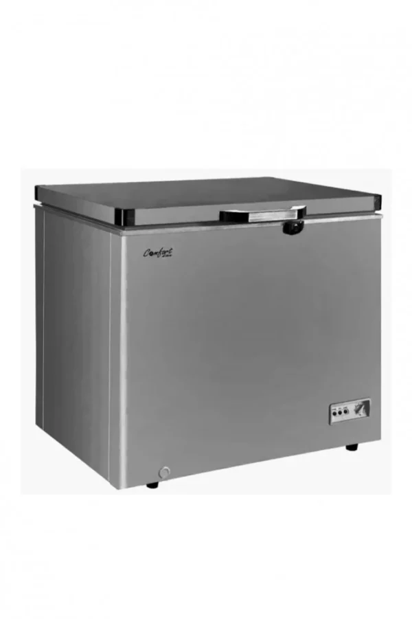 Comfort chest freezer, 14.1 feet, 400 liters - silver
