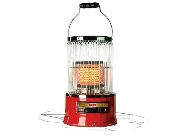 Haam Circular Electric Heater, 2000 Watt - Golden Red